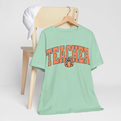 Teacher Pumpkin-Retro