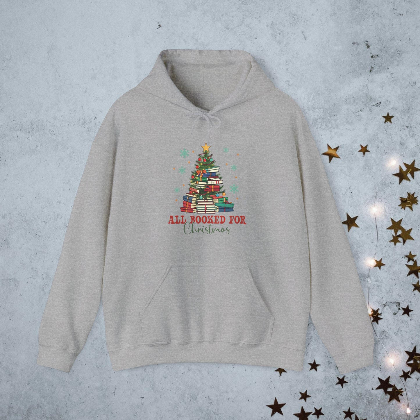 All Booked For Christmas- Christmas Hoodie