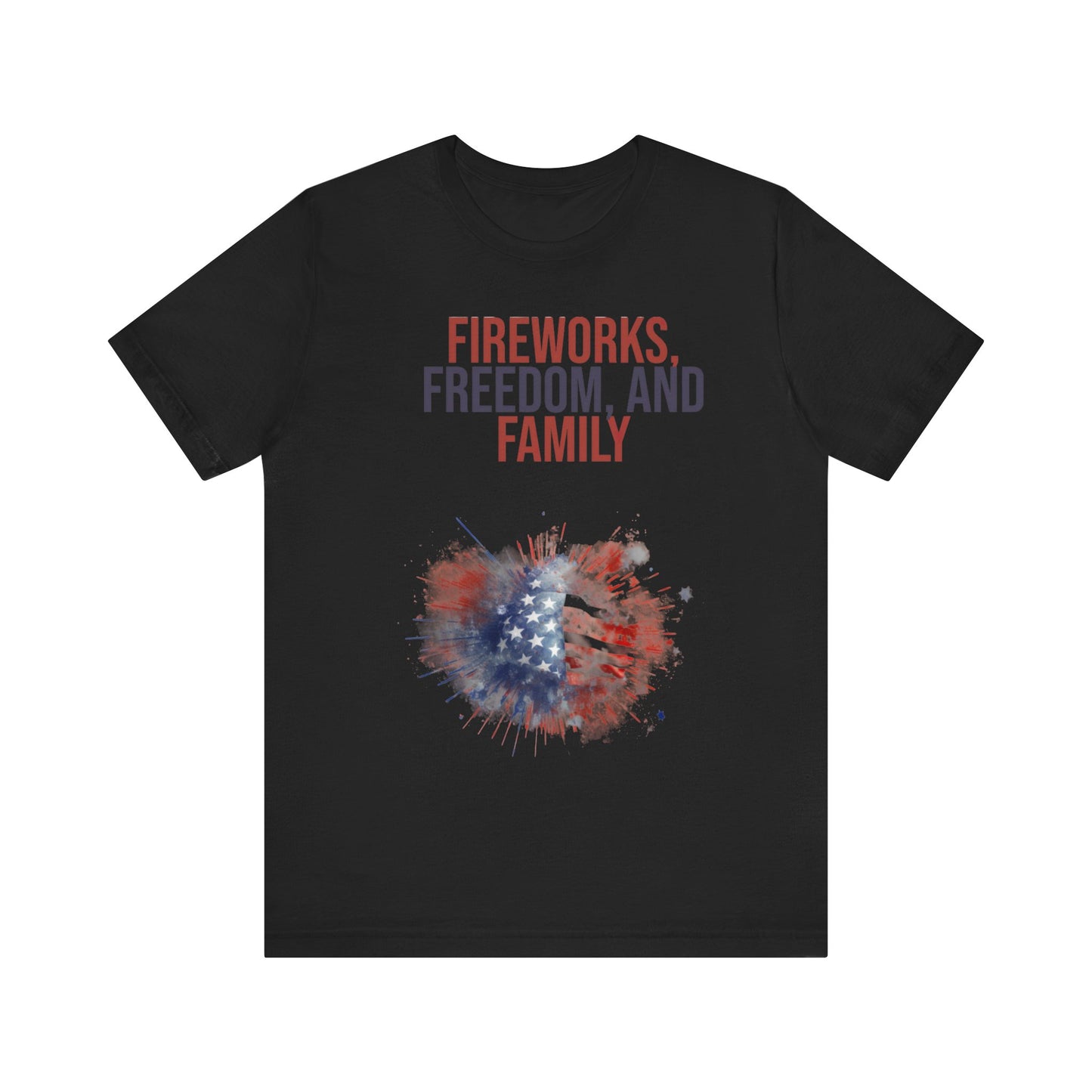 Fireworks, Freedom and Family T-Shirt #2