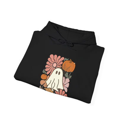 Ghost Flower Hoodie - Cute Retro Style Unisex Sweatshirt