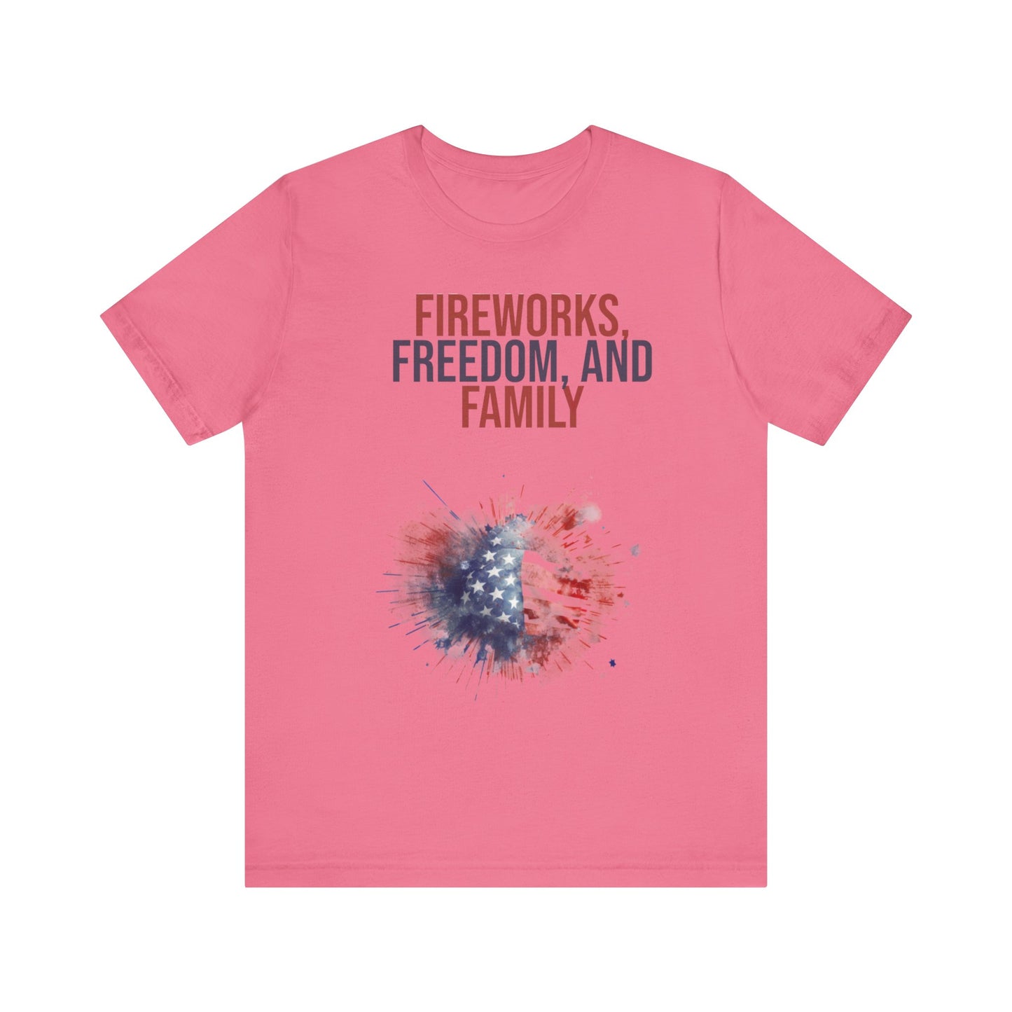 Fireworks, Freedom and Family T-Shirt #2