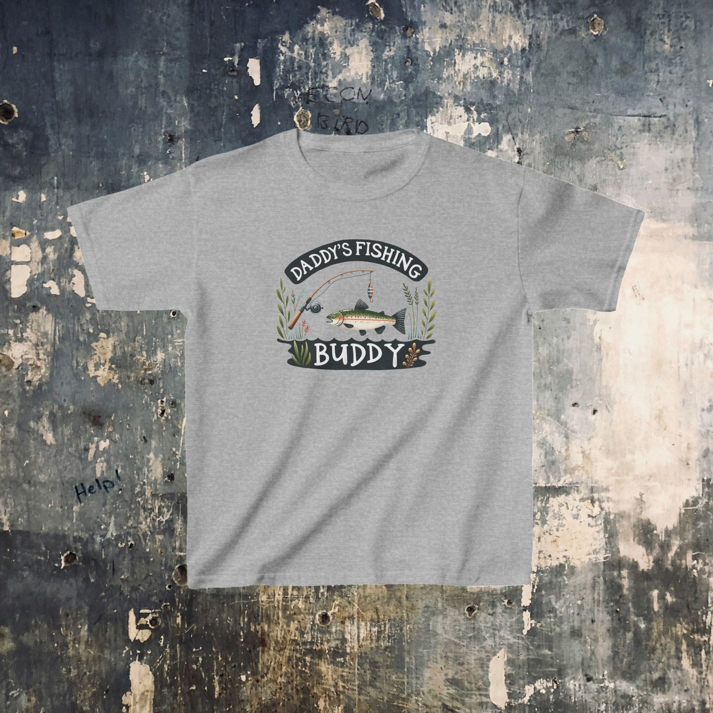 Kids T-Shirt- Daddy's Fishing Buddy