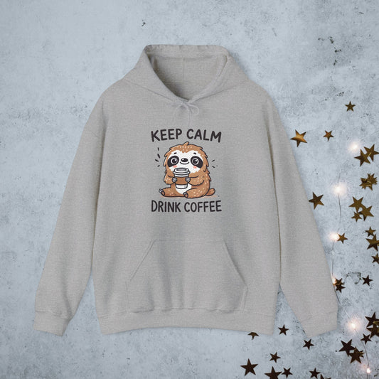 Keep Calm Drink Coffee Hoodie