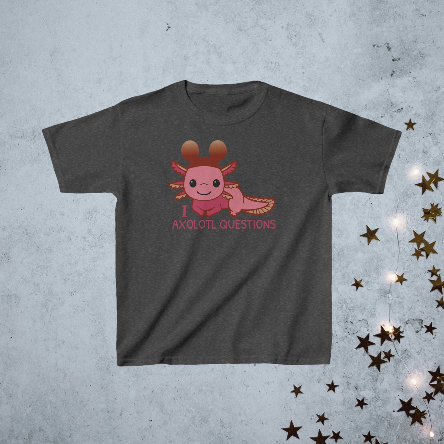 Kids T-Shirt- I Axolotl Questions