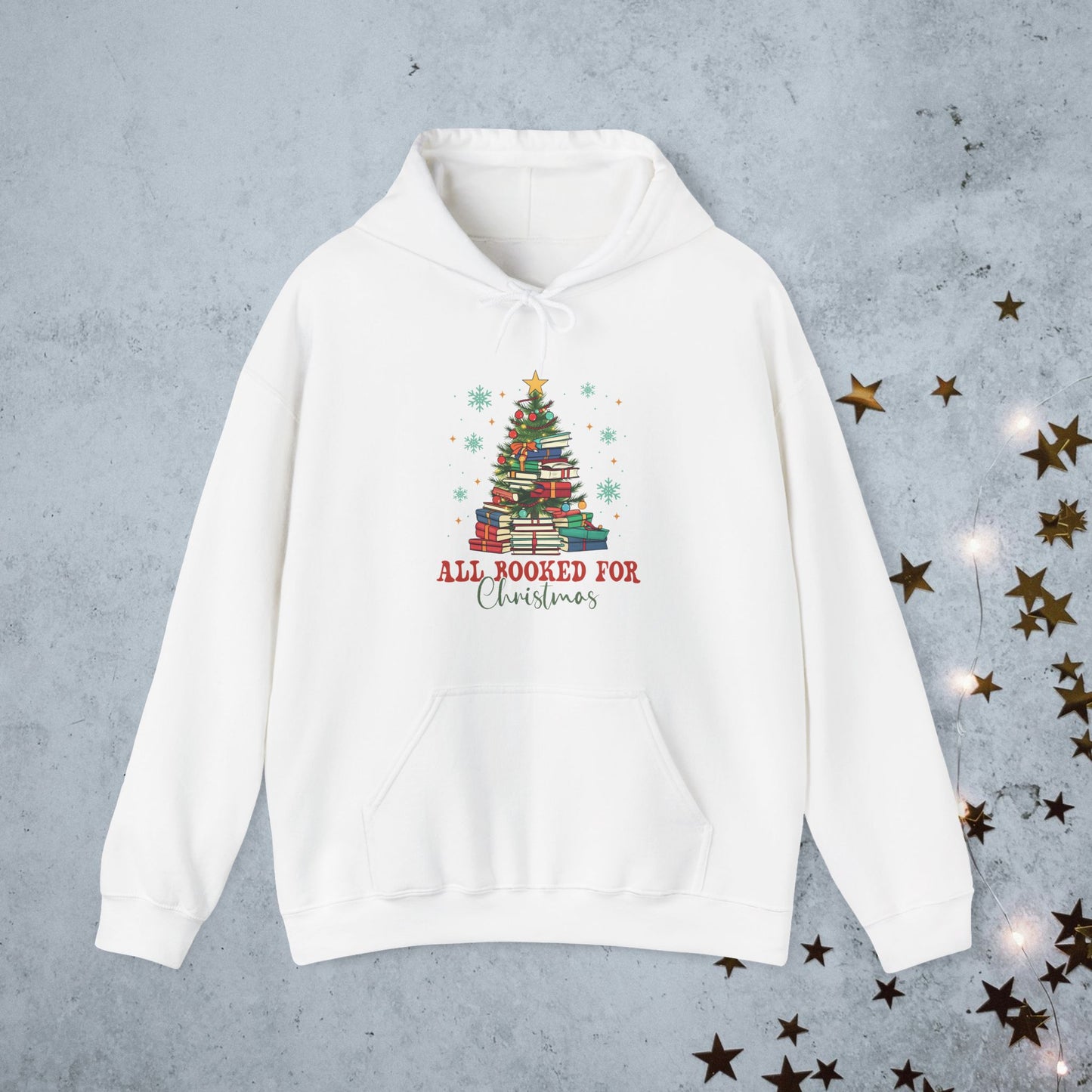 All Booked For Christmas- Christmas Hoodie