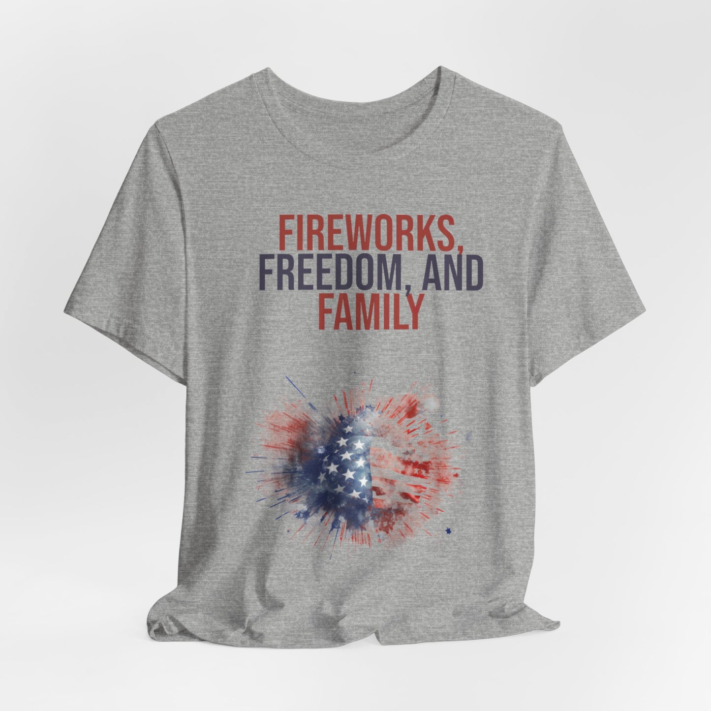 Fireworks, Freedom and Family T-Shirt #2