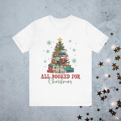 All Booked For Christmas- Tee