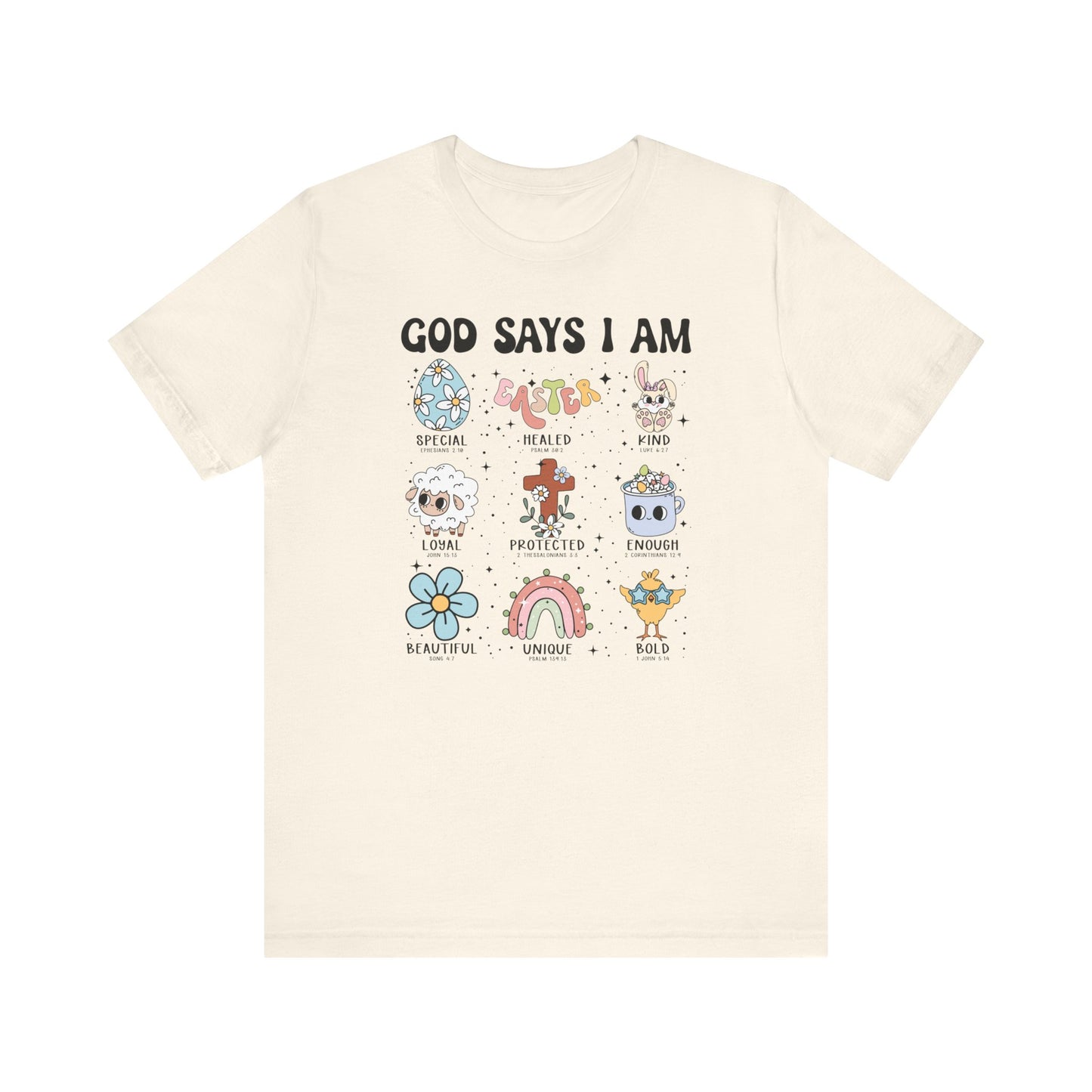 God Says I Am Easter- Retro