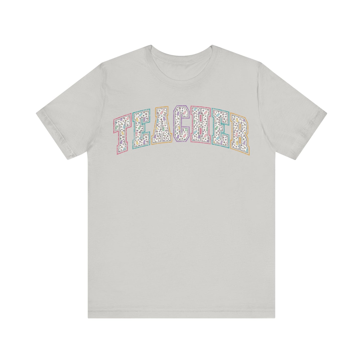 Teacher Easter Bunny Leopard Retro